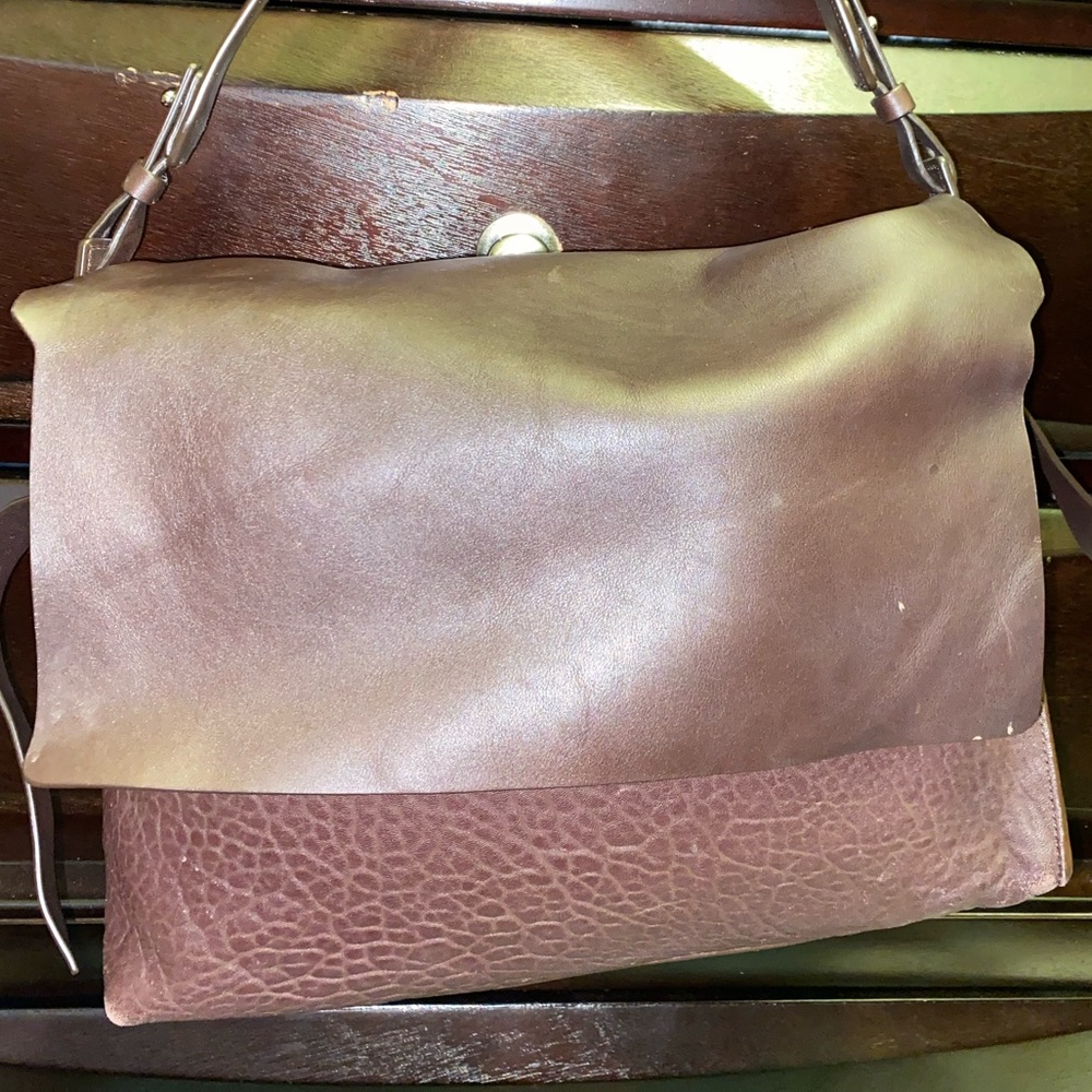 Plum AllSaints shoulder bag